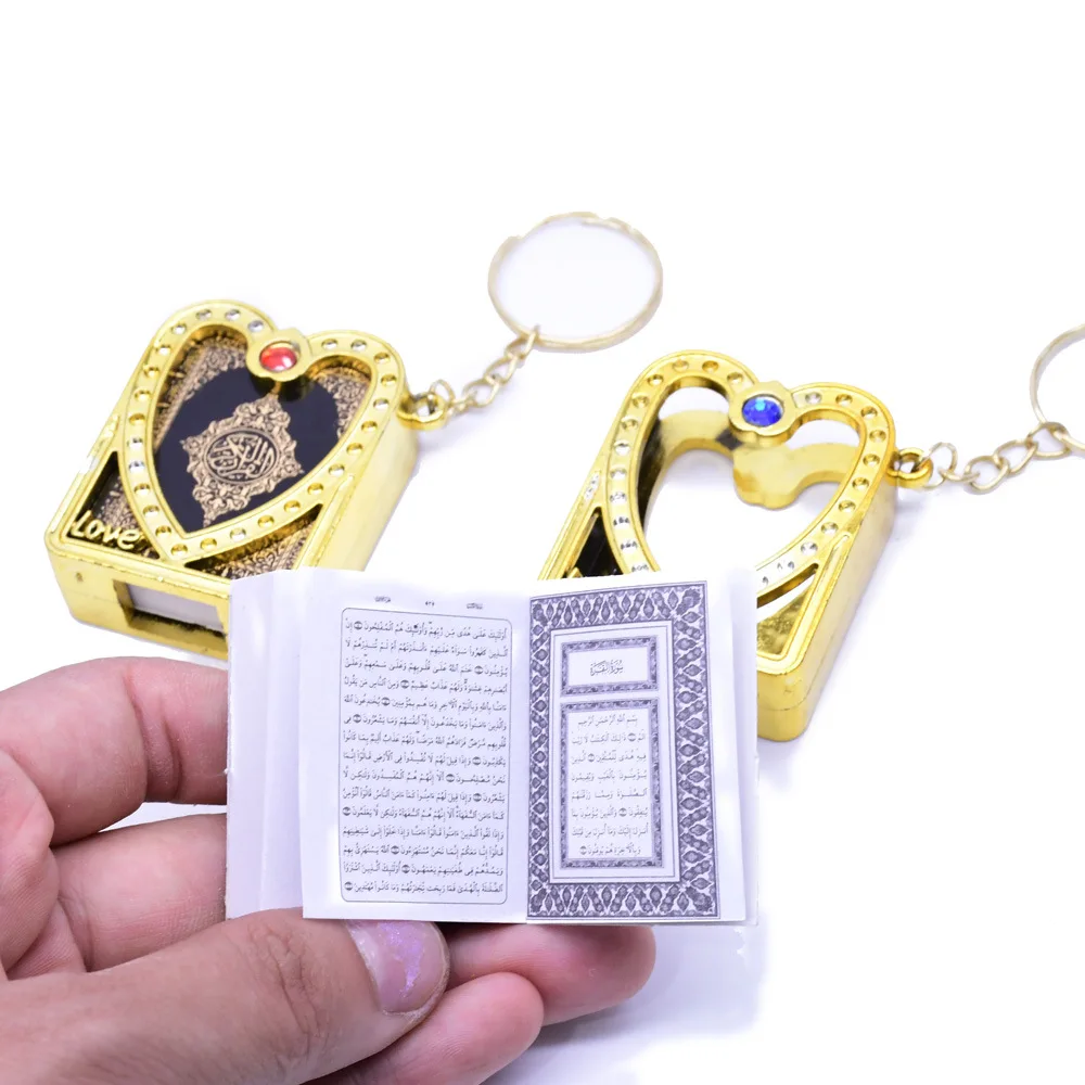 Portachiavi Musulmano, 2 Pezzi, Mini Portachiavi in Pelle con
