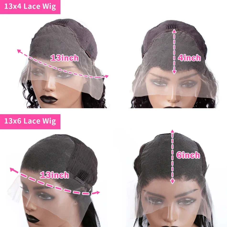 Deep Wave Lace Front Human Haar Perücke Für Damen Locken_voghion.com