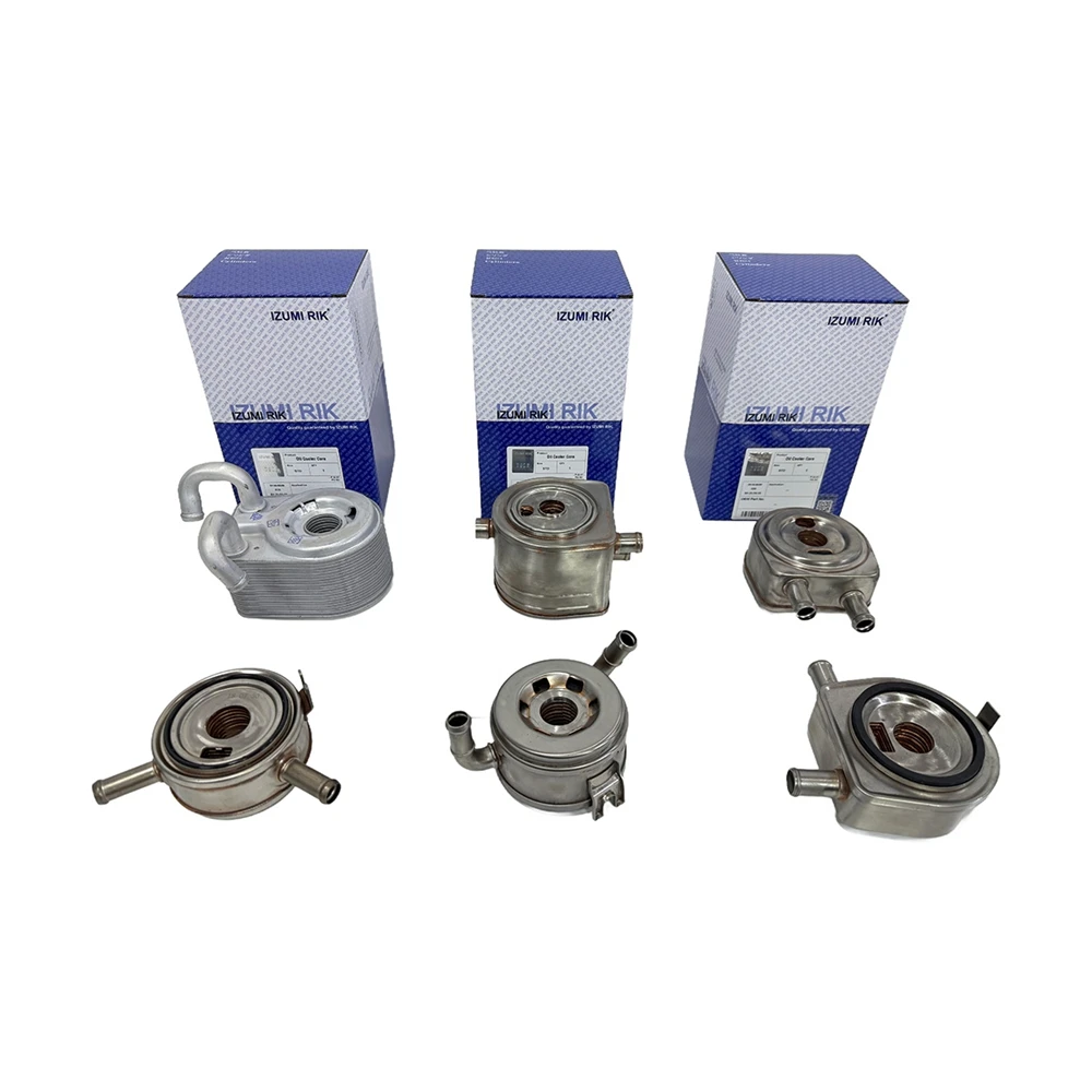 IZUMI RIK 3CB1, 3CE1, 3FA1, 3FE1, 3KA1 Núcleo do radiador de óleo para Isuzu Peças para motores diesel