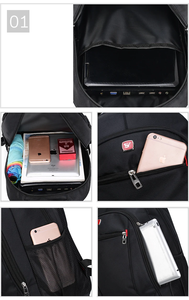 Oxford Bag Backpack For Men Laptop Business Travel Bag Back Pack Cooler ...