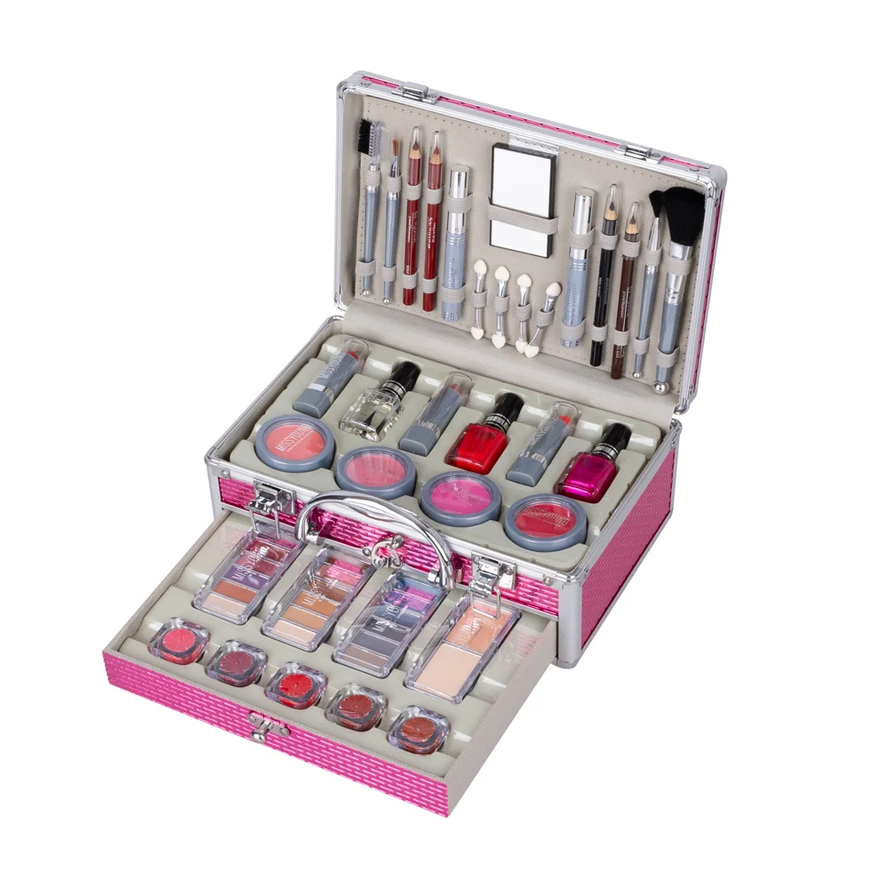 Wholesale Personalized Full Professional Beauty Cosmetics kit All In light up Makeup gift Set brush mirror From m.alibaba.com