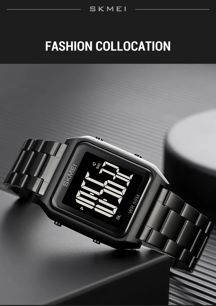 Best Quality Watch Skmei 1888 Digital Watches Men Wrist 3d Pedometer