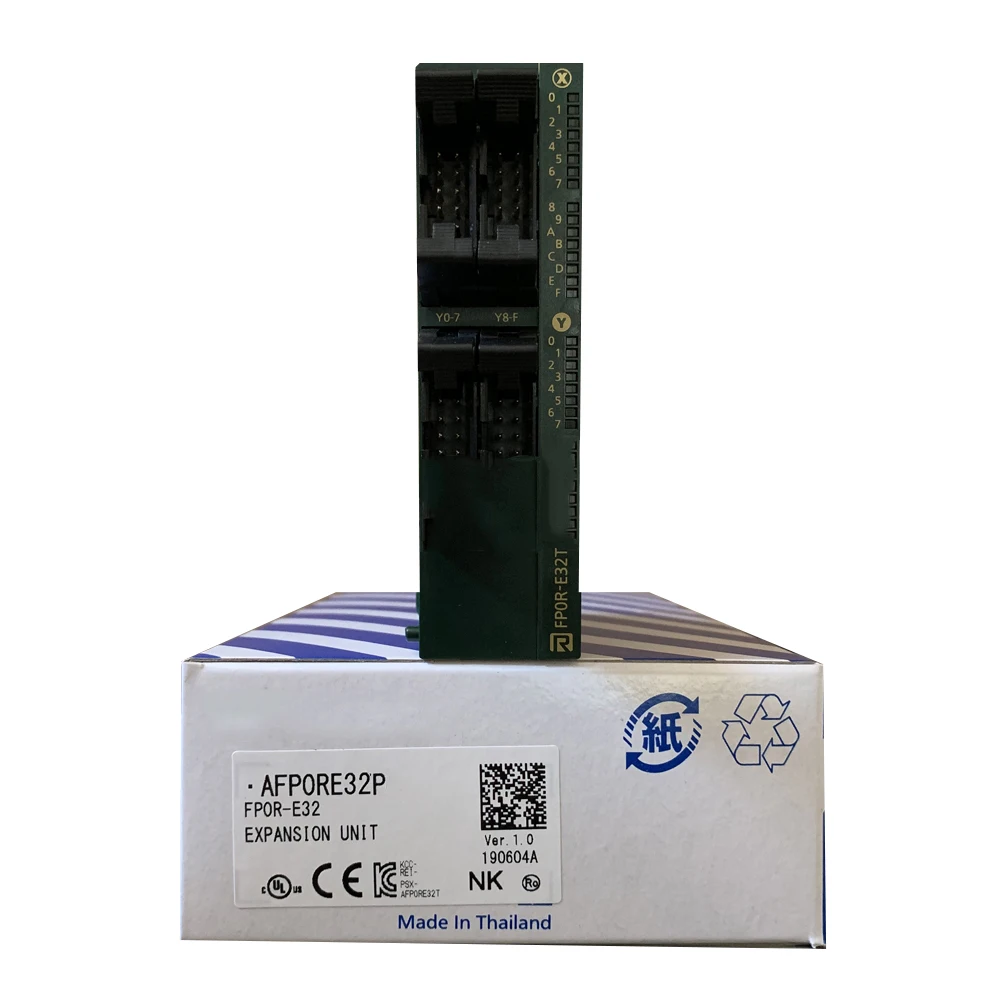 New Original AFP0RE32P Panasonic FP0 series expansion relay output module, for signal expansion and load drive control in small PLC automatic control systems.