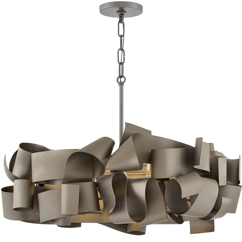 Home décor big lighting led modern chandelier luxury hotel art installation decorative chandelier