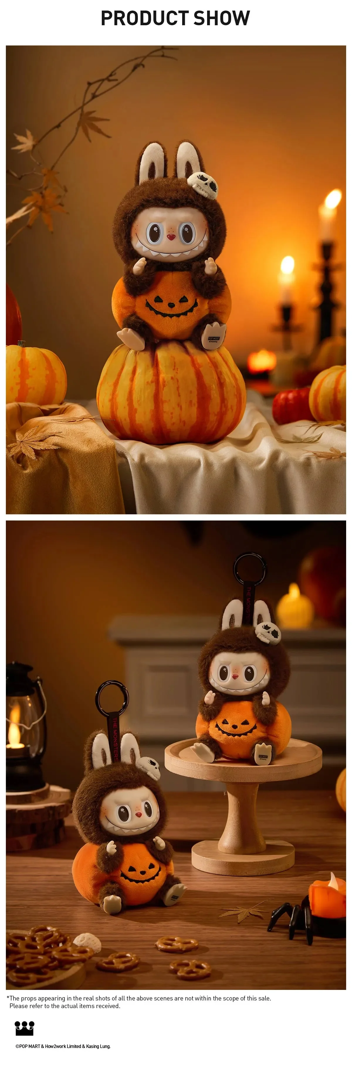 POPMART Labubu Happy Halloween Party 2個 POP MART LABUBU Happy Halloween Party Series-Sitting Pumpkin