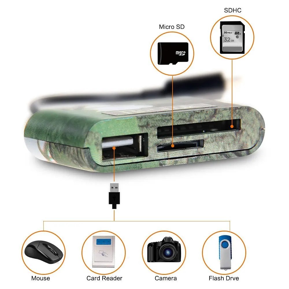 Bestok Trail Camera SD Card Reader для Android устройств с функцией OTG