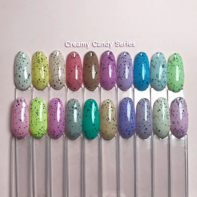 AOPMALL OEM Neon Colors Eggshell Collection Gel Nail Polish Set Soak Off Uv Led Nail Gel for Nail Solon