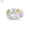 18K White&Yellow Gold
