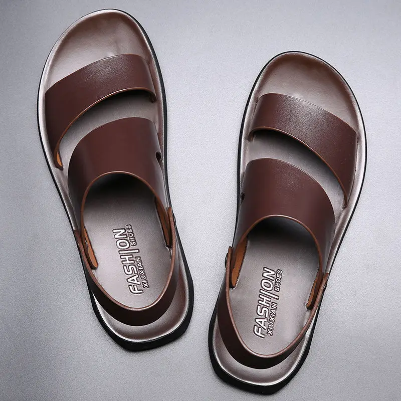 Men's Spring/summer 2021 Sandals Genuine Leather Slippers
