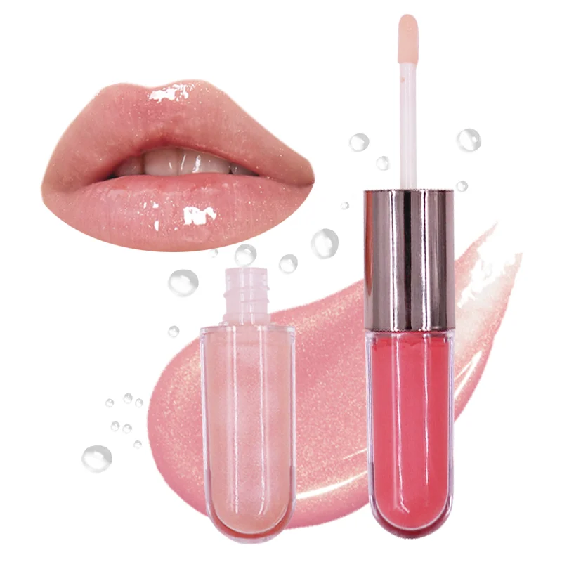 2 in 1 Double-end Lip Gloss Set Matte Velvet & Mirror Finish Liquid Lipstick Glossy Lip Glaze Plumping Fuller Lip Makeup Kit factory