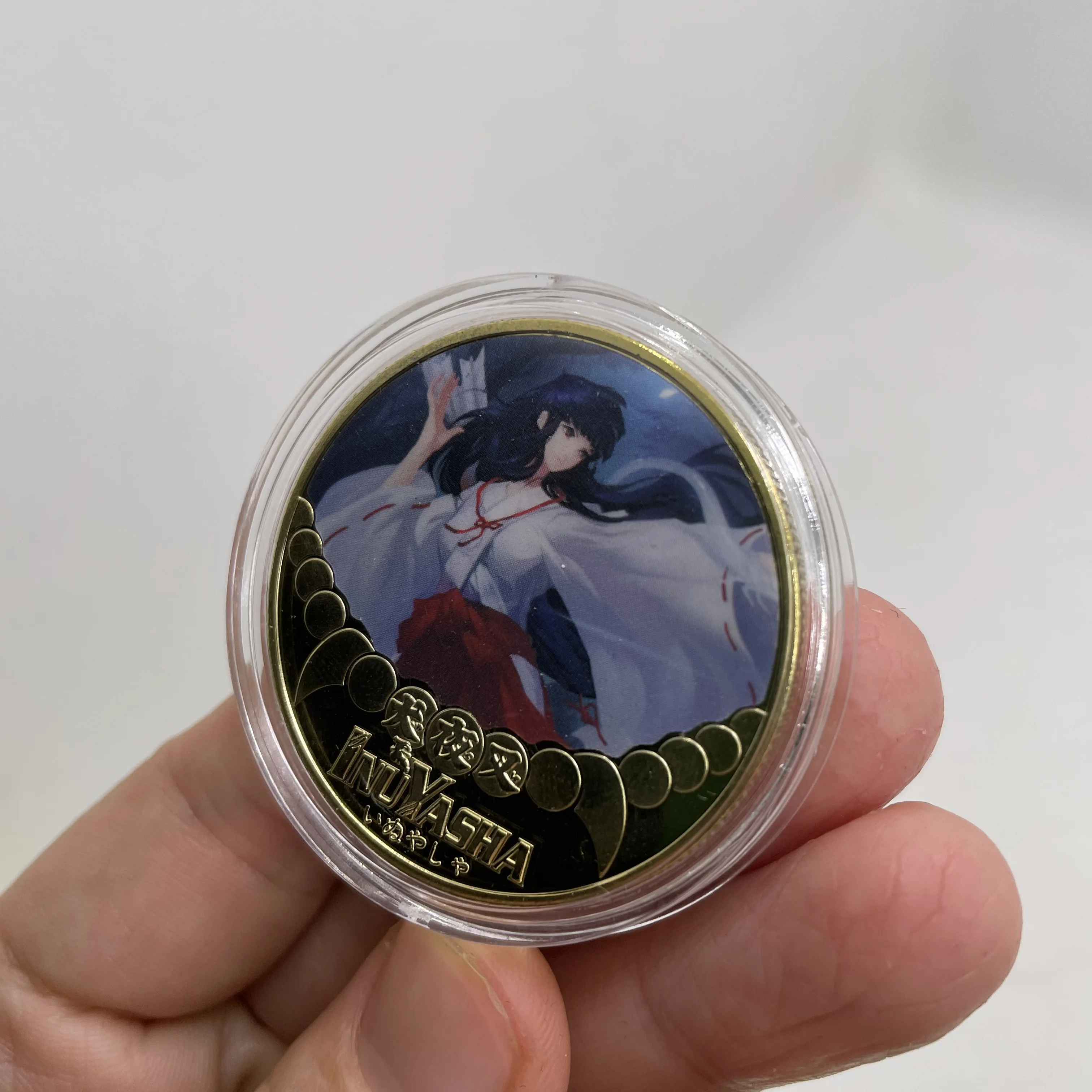犬夜叉金メッキコイングッズ日本アニメチャレンジコインメダルお土産