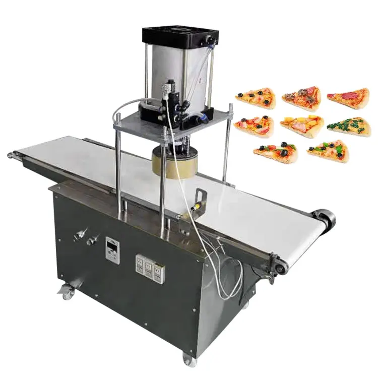 Máquina multifuncional de massa para pizza, uso doméstico, pressão, pequena prensa de embalagem congelada, fatia grande, fabricação automática