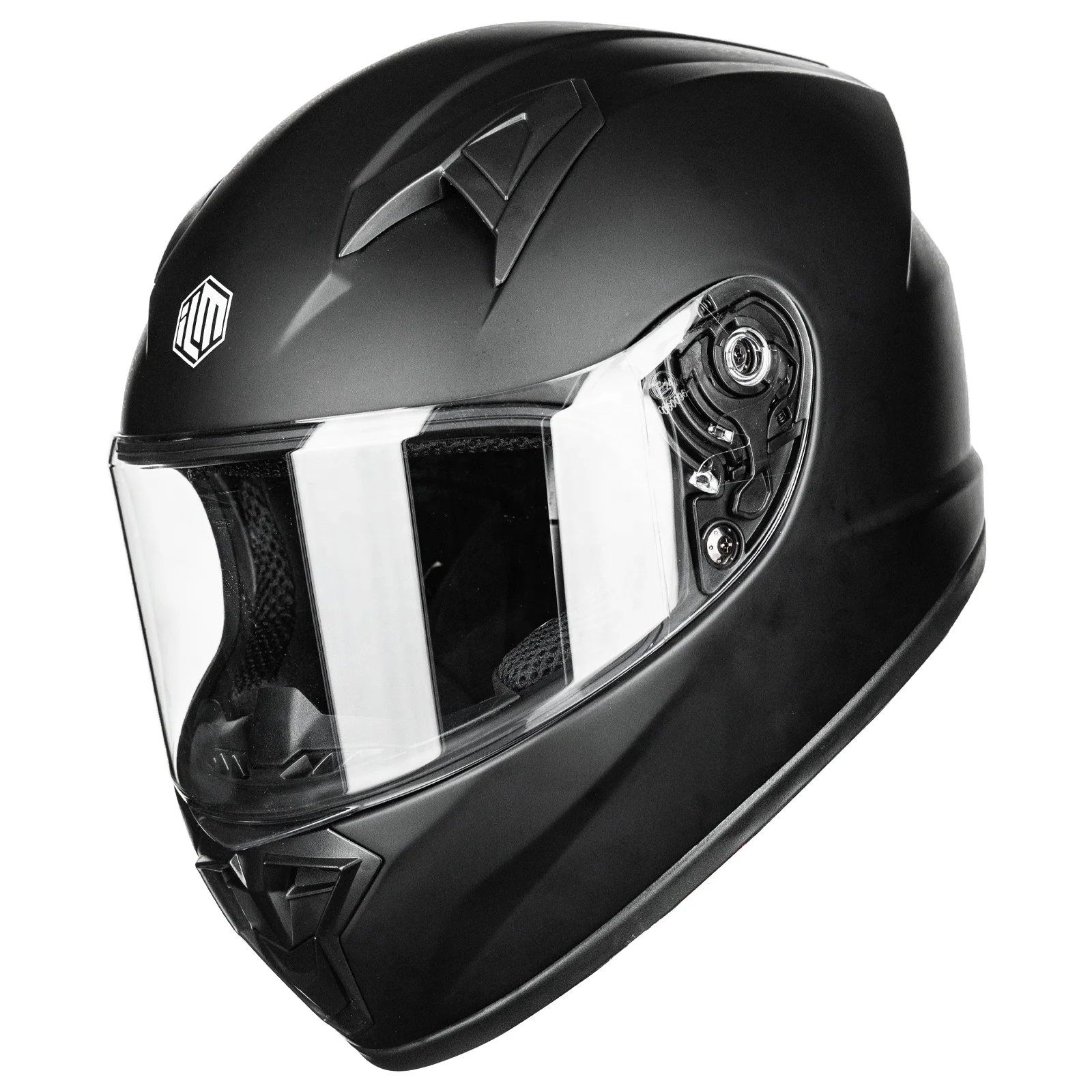 amazon matte motorcycle helmet TCMT Black DOT Full Face w/Dual Visor Extra Tinted Shield Bluetooth Ready, L 5758 cm (22.4422.83) L Favoto Full Face Motorcycle Helmet