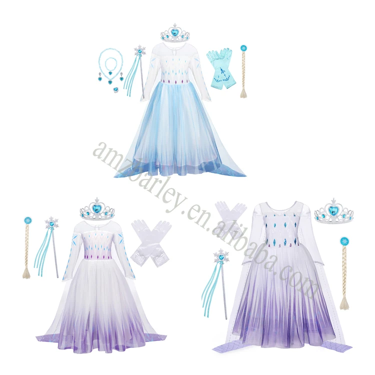 strapless open back dress Princess Dress- Blue Princess Wedding Dresses and Dress Up for Toddlers 5 main image 1