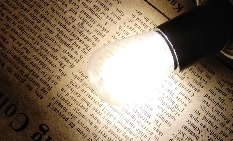 12V 110V 220V E14 E12 ST26 LED Filament Bulb for cooker hood