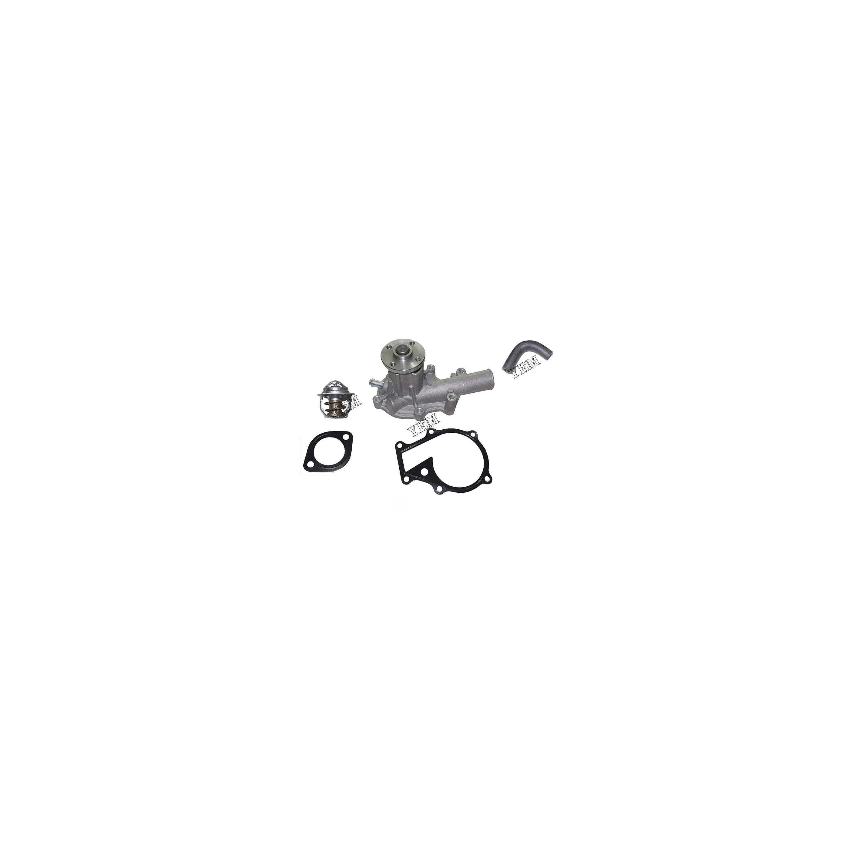 Excavator New Water Pump W/Return Hose&Thermostat Fits for Kubota ZD1211 ZD1211L ZD121R ZD121R Engine Repair Kit