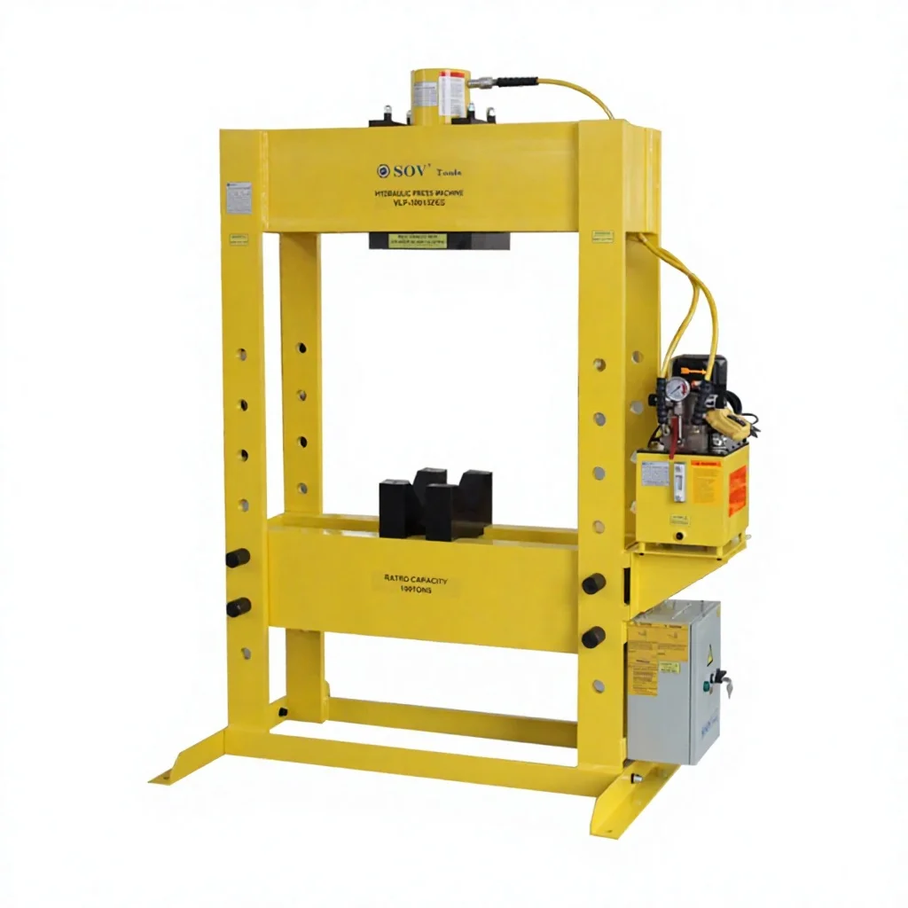 Manual Operated Hydraulic Press 50TON Hydraulic Deep Drawing Press H Frame Gantry Type China Factory ENERPAC Same VLP-506ZE5C