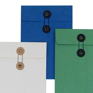 Custom Printed Biodegradable Kraft Paper Wallet Envelope Mailer Cardboard Document File Bag