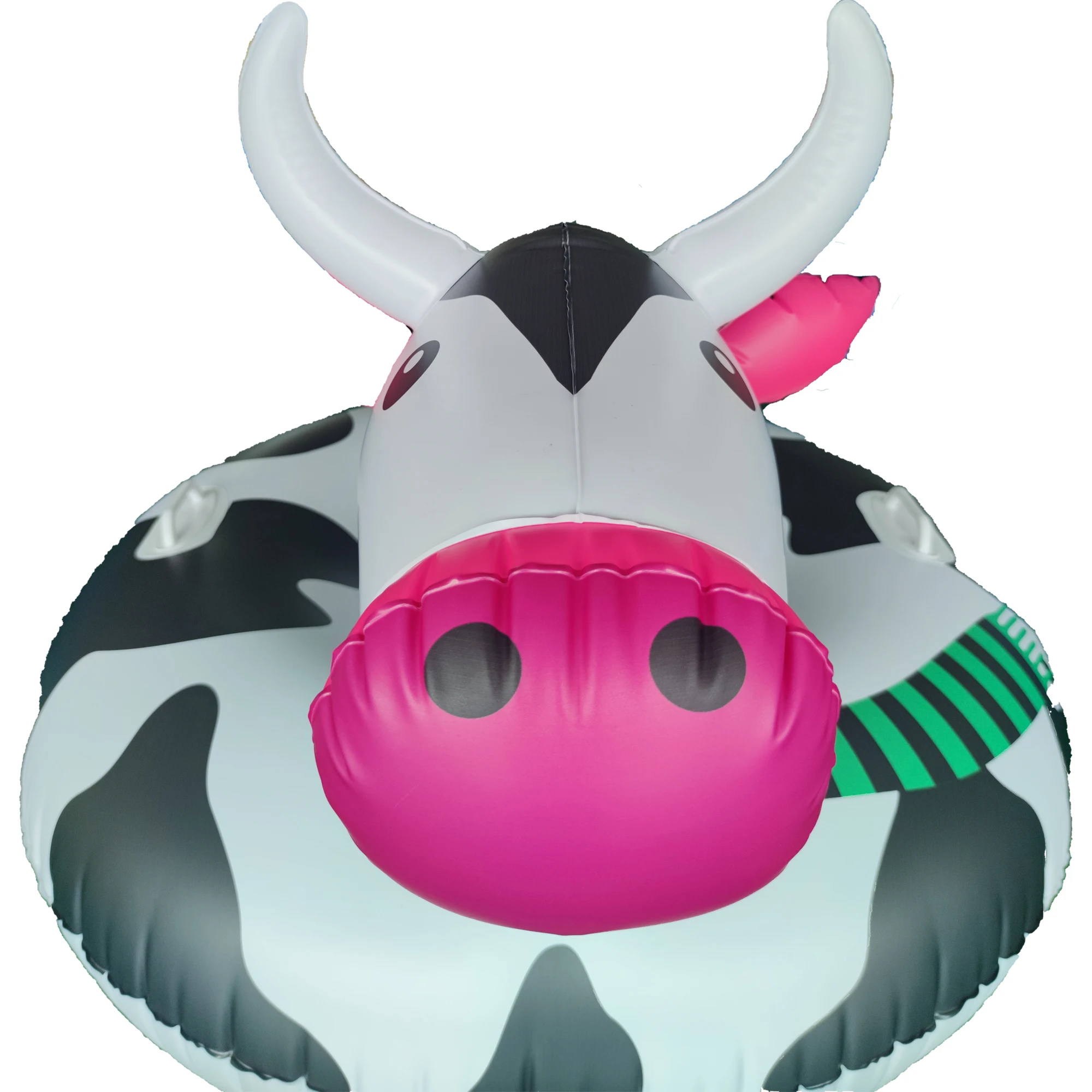 Зимние надувные сани для снега с животными, коровы, всадника, со спинкой и усиленными ручками для детей и взрослых