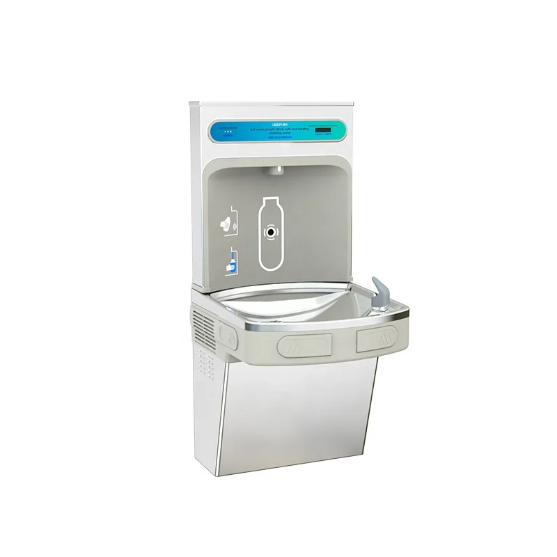 Bottle Filling Station Wall Mounted Water Cooler Drinking Water Fountain Sensor Water Dispenser ADA Standard for Commercial