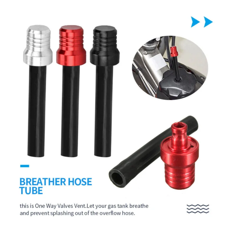 Gas Fuel Tank Valve Vent Breather Hose Tube For Motorcycle Atv Pit Dirt