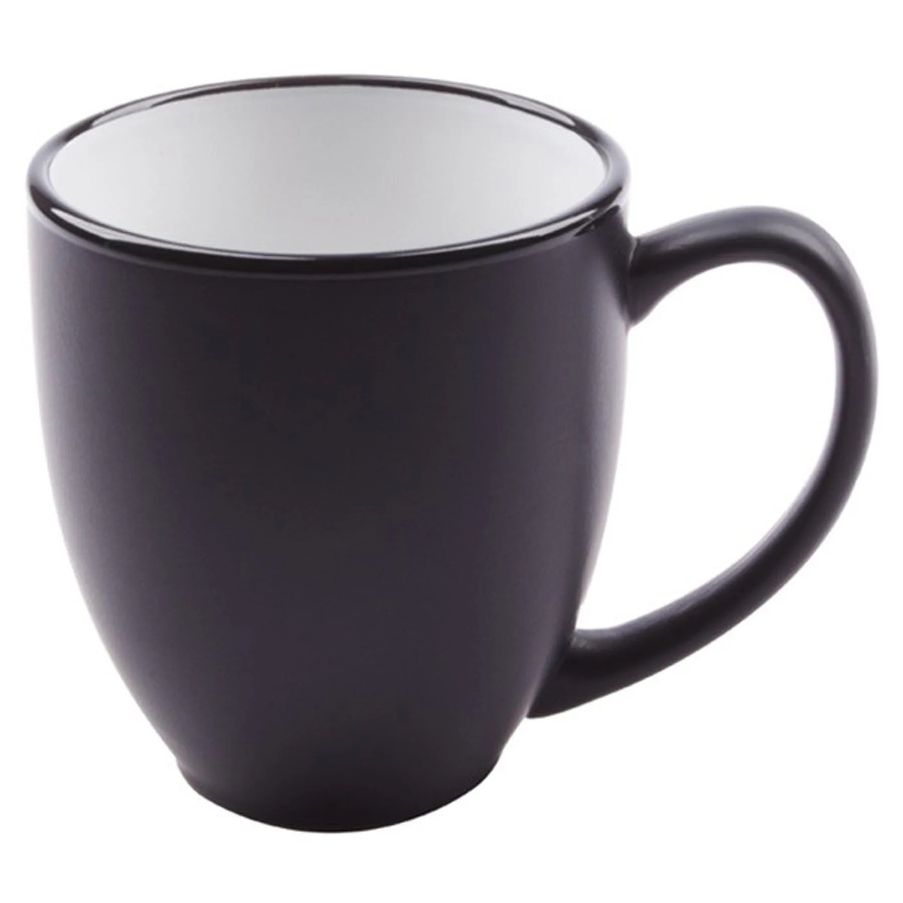 Customized 15 Oz. Two-Tone Matted Bistro Mug