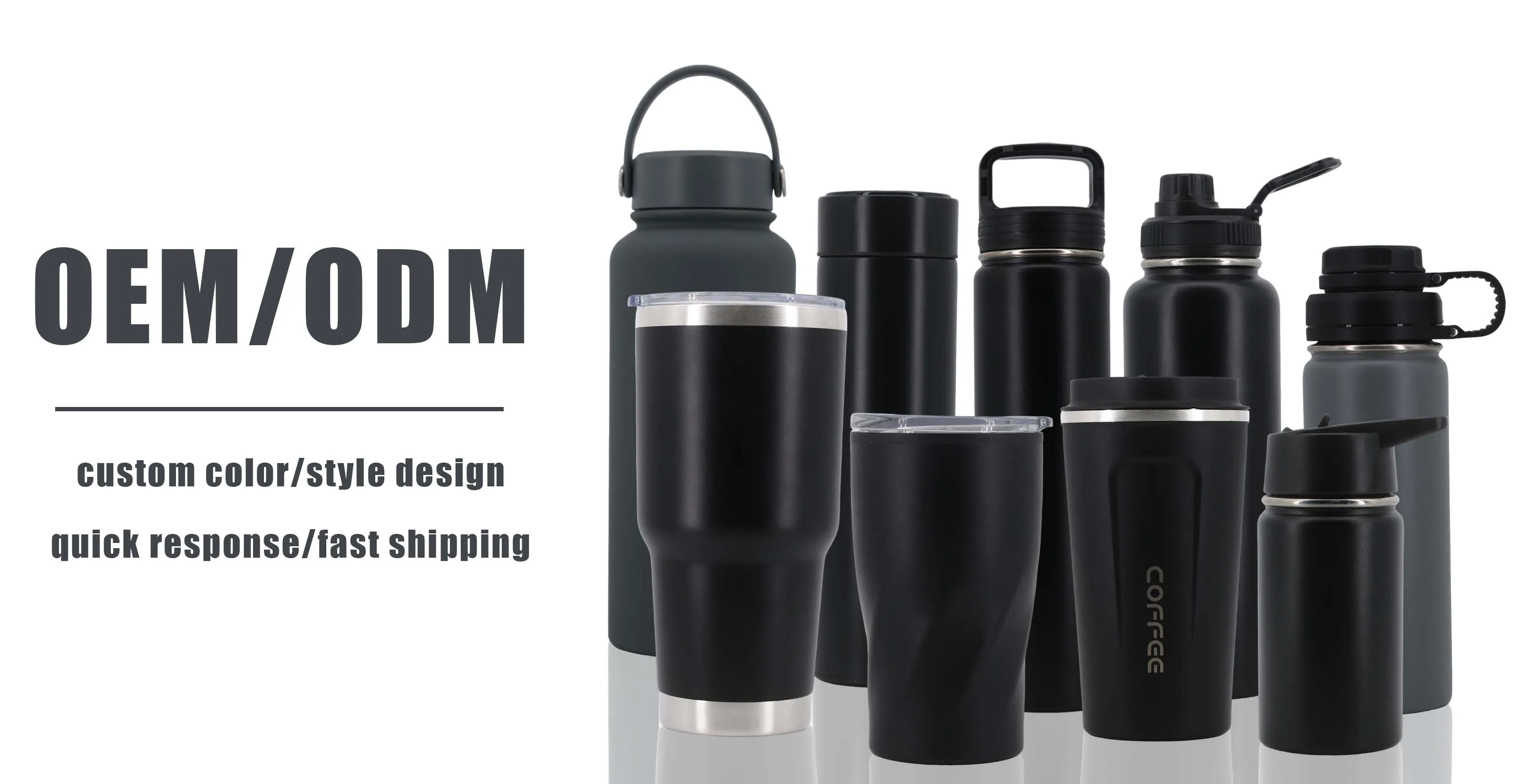 500ml Custom 304 Stainless Steel Sports Bottle Logo Double Wall Vacuum ...
