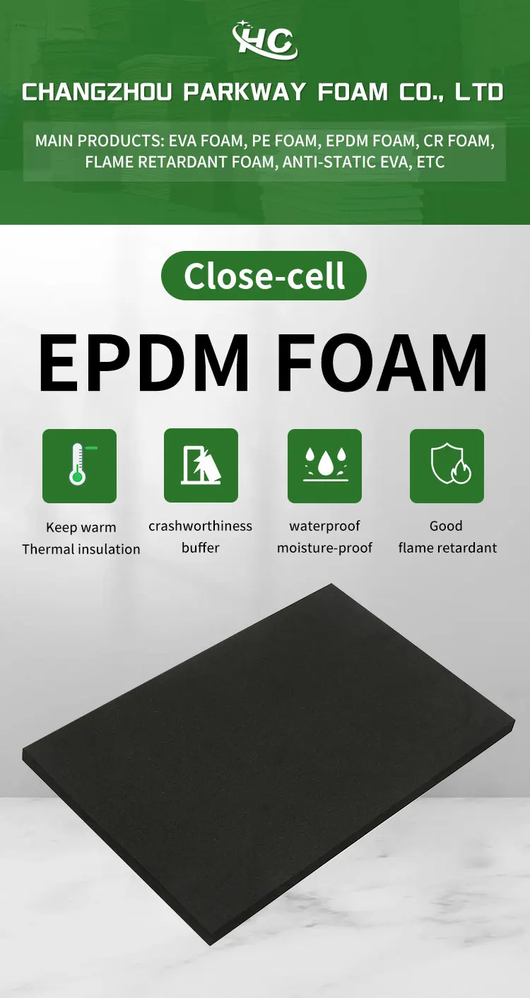 Epdm Closed Cell Foam Supply Foam,Heat Resistant,Heat Insulation,Sponge