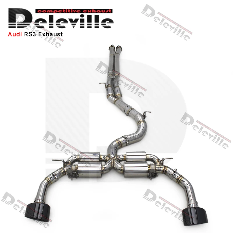 Factory Catback For Audi Rs3/ttrs 2.5t 20172023 Custom Oem Valve Function Exhaust System Pipe