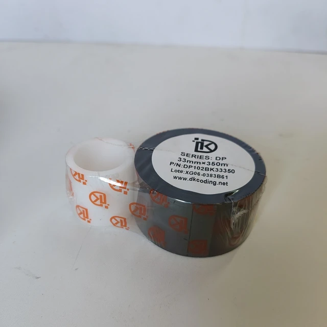 DIKAI DP33mm*350m BK DikaiD118i D241 D321 D118i Heat Transfer Thermal Transfer Printer Ribbon for PET Vertical Machine China 4