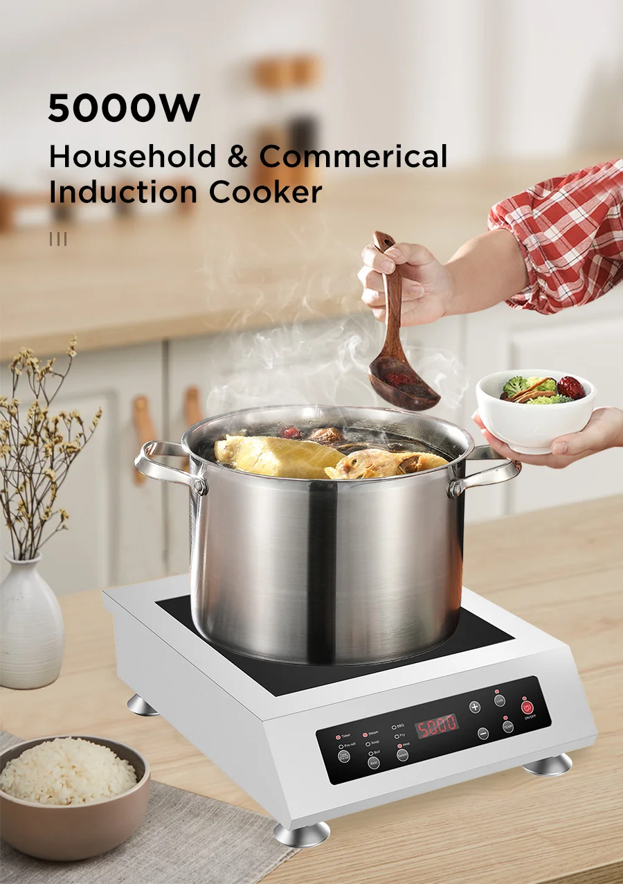 Portable Kitchen Professional 1burner 5000w Automated Commercial Stove