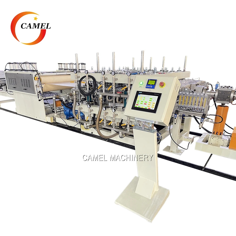 PC Polycarbonate Hollow Sheet Extrusion Production Line PC PP Hollow Grid Board Manufacturing Machine