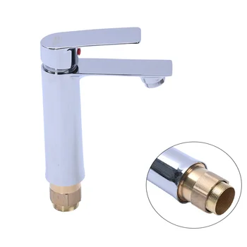 Wholesale Bathroom Faucet Stainless Steel Hot Cold Mixer Taps Bathroom Sink Wash Basin Faucet