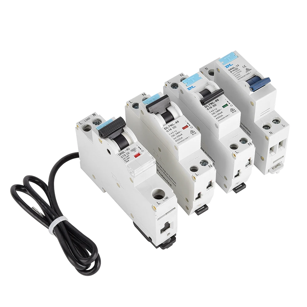 DL 6KA 40amp Automatic Reset Circuit Breaker Disjuntor a Type RCBO with tails by SAA Certified for Australian Standard