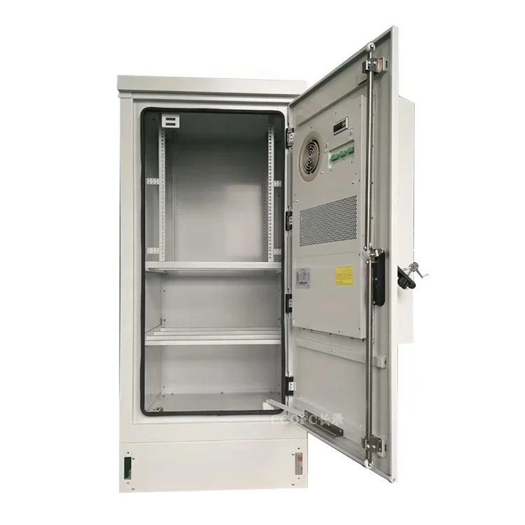 High performance ip55 outdoor telecom cabinet for battery and fiber optic equipment  storage