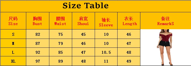 Wholesale Plus Size Off-Shoulder Sexy Women's Top and Solid Color Short Shirts