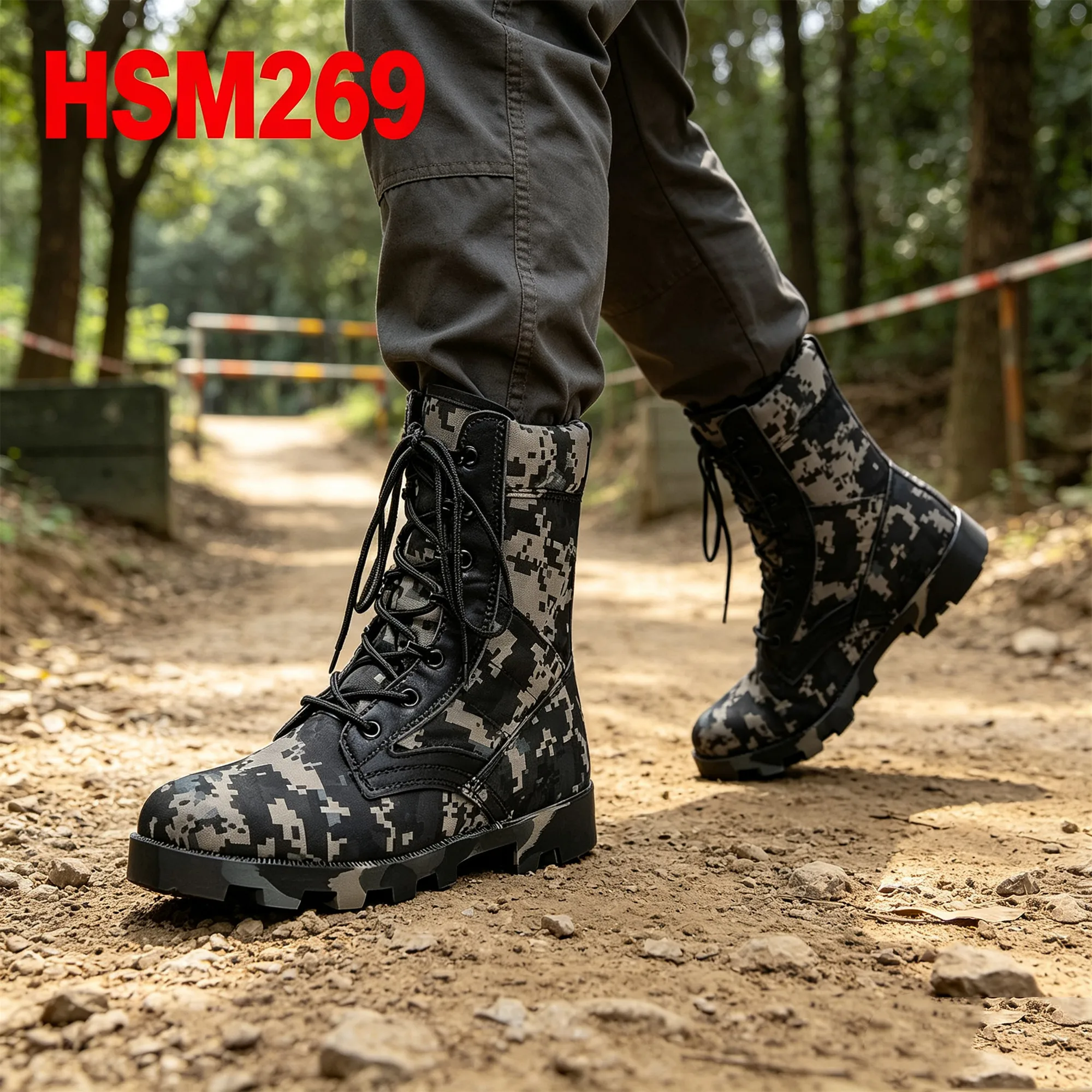 XYM,PNG Digital Urban Black Camouflage Hua Singh Jungle Boots Energy Tactical One Side 7 Eyes Design 8