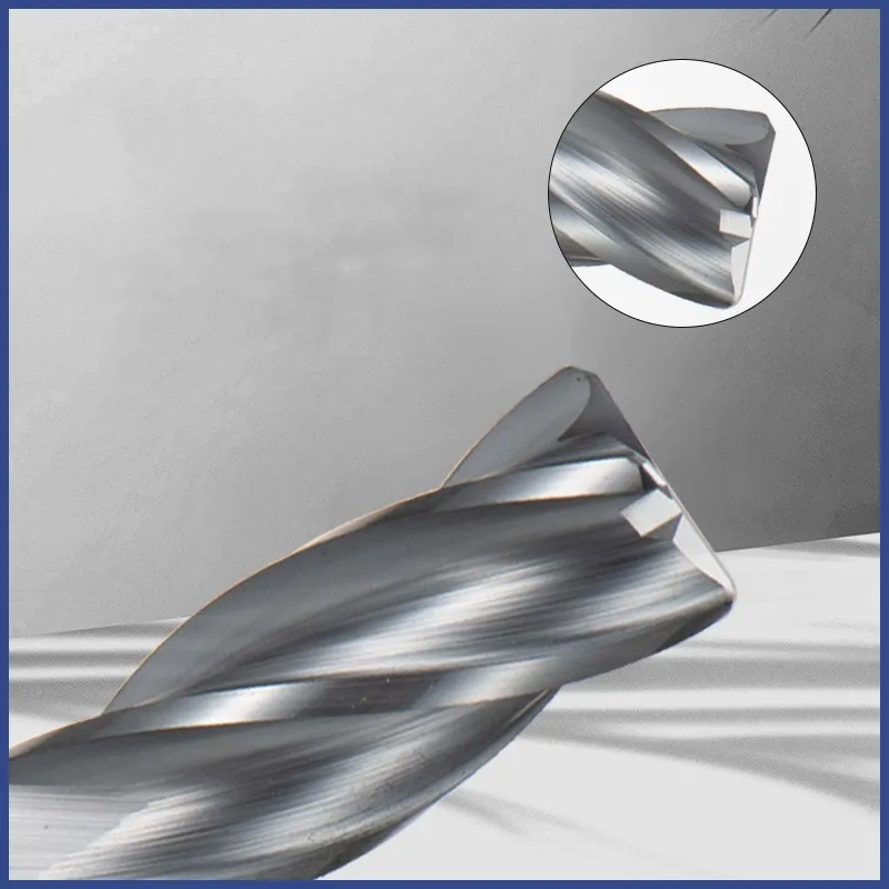 Manufacturer Customized Hrc 65 Steel Round Nose End Mill Cnc Fourflute