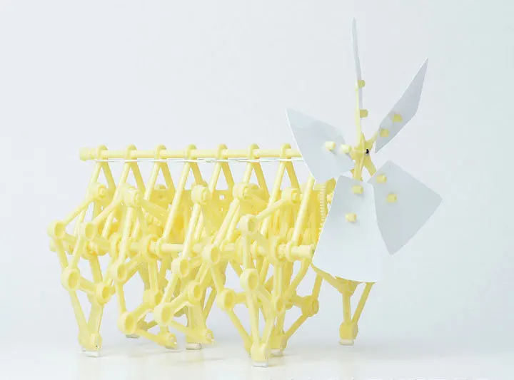 Diy Model Wind Powered Beast Educational Toys Handmade Science Experiment Steam Toys for Child