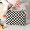 Black and white checkered