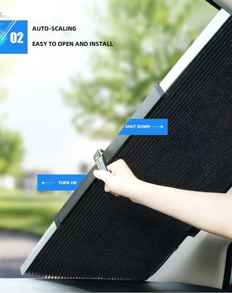 2020 Side Window Car Sunshade Novelty Window Sun Shade For Cars Front