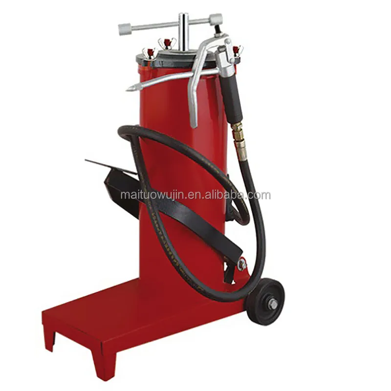 Oem Factory Foot Hand Manual Operated Grease Pump Dispenser 10l High Pressure Pedal Bucket