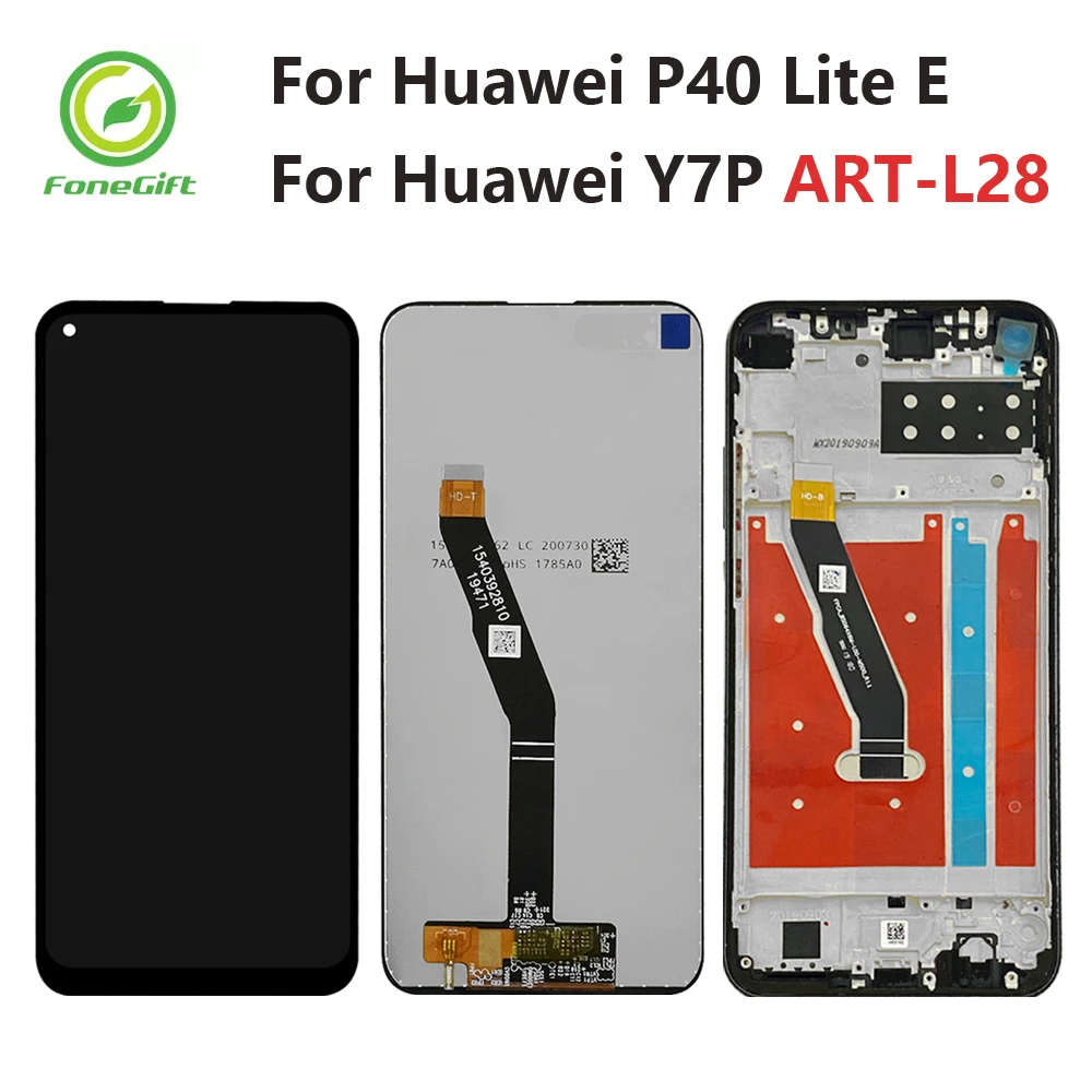Écran De Remplacement (LCD) Pour Huawei P40 Lite E / Y7 Prime 2020 - Noir - Neuf OEM