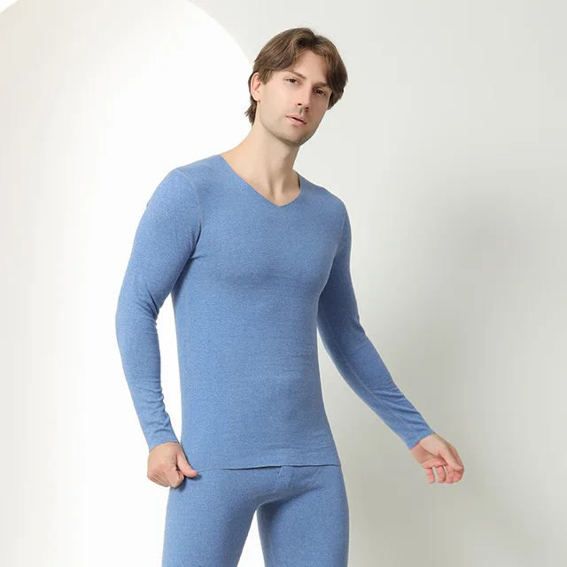 Hot Sale Men's/Women's Thermal Undershirt Set Thin Breathable Knitted Seamless Hot Winter Underwear for Autumn Winter