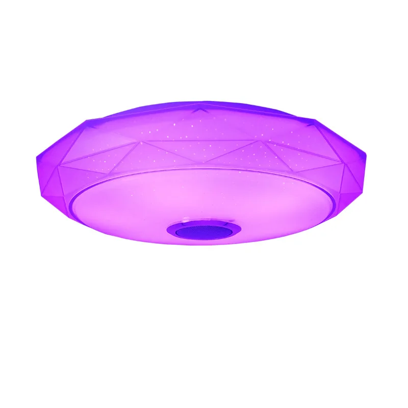 Modern Music Ceiling Light Led Colorful Smart Audio Ceiling Light Mobile Application Remote Control Ceiling Panel Light