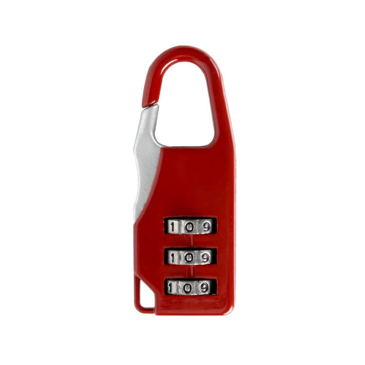 YH1131 Combination Padlock 3 Digits Safe Small Suitcase Padlock Luggage Backpack Mini Cute Lock