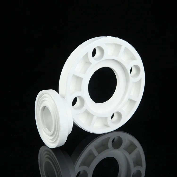 Hot melt water pipe flange white grey plumbing fittings 20mm -160mm ppr Flange for ppr pipe