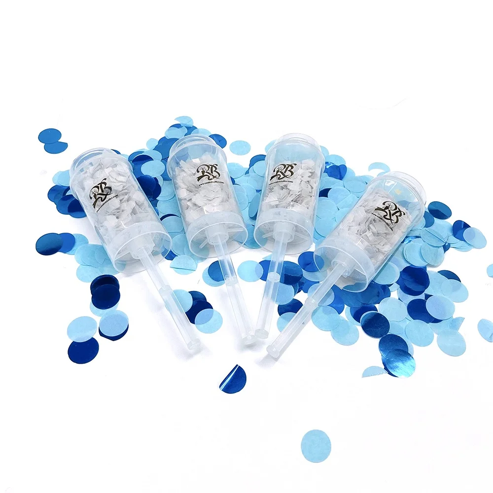 Одноразовые высококачественные товары для вечеринок пуш-поп конфетти Поппер для свадьбы