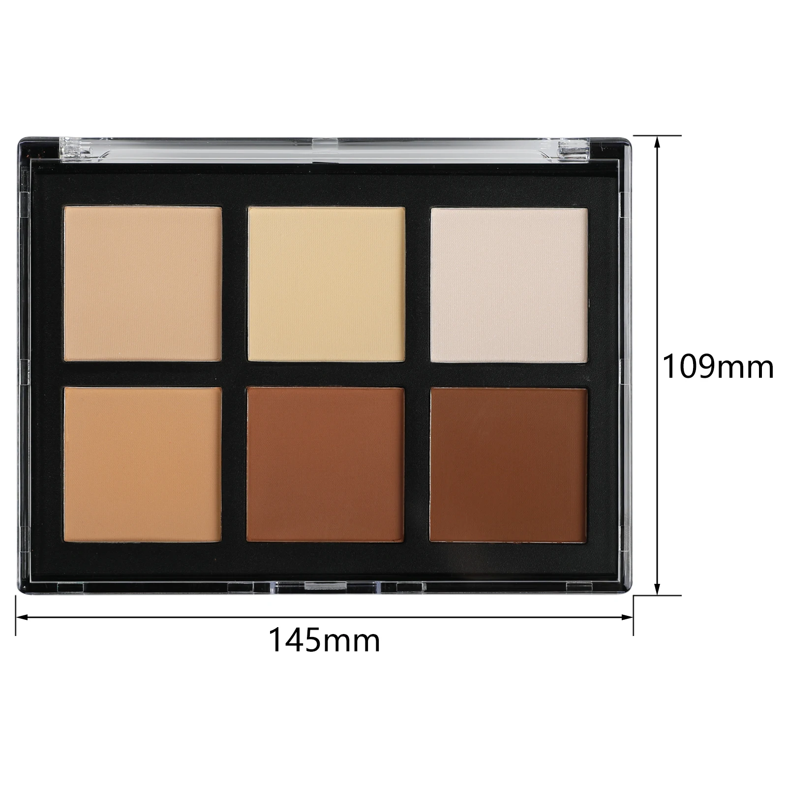 6 Color Makeup Contour Kit Cream Contour Kit and Highlighting Powder Palette