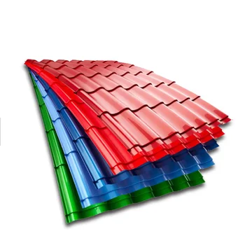 China Factory Selling Color Coated Galvanized Corrugated Steel Z60 Z40 Roof Sheet For House